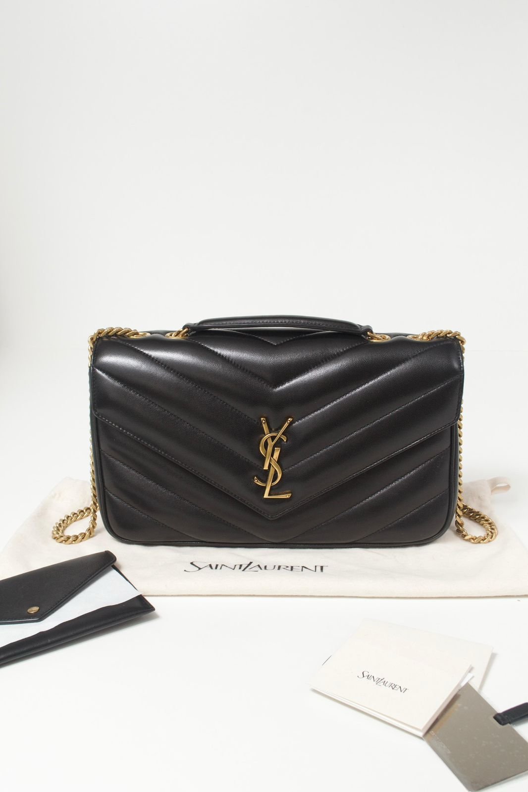 Bolsas . Bolsa Saint Laurent Lou Lou Média — Desapeguei foto 1